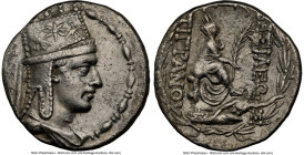 ARMENIAN KINGDOM. Tigranes II the Great (95-56 BC). AR tetradrachm (28mm, 15.38 gm, 12h). NGC Choice XF 5/5 - 3/5. Tigranocerta, ca. 80-68 BC. Diademe...