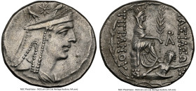 ARMENIAN KINGDOM. Tigranes II the Great (95-56 BC). AR tetradrachm (25mm, 15.83 gm, 11h). NGC Choice XF 4/5 - 3/5. Tigranocerta, ca. 83-70 BC. Diademe...