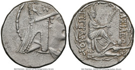 ARMENIAN KINGDOM. Tigranes II the Great (95-56 BC). AR tetradrachm (25mm, 15.63 gm, 12g). NGC Choice XF 2/5 - 3/5. Tigranocerta, ca. 80-68 BC. Diademe...