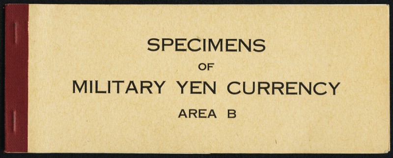 Japan Allied Military Currency Supplemental B Specimen Book Choice Crisp Uncircu...