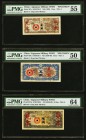 China Japanese Imperial Government 1; 5; 10; 50 Sen; 1; 5; 10 Yen ND (1939) Pick M7s; M9s; M11s; M13s; M15s; M17s; M19s Seven Specimens PMG About Unci...