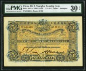 China Hongkong & Shanghai Banking Corporation, Shanghai 5 Dollars 3.9.1919 Pick S352A S/M#Y13-31 PMG Very Fine 30 EPQ. A handsome and unusually pleasa...