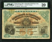 Hong Kong Hongkong & Shanghai Banking Corporation 5 Dollars 1.1.1923 Pick 166 KNB54 PMG Very Fine 20. A handsome and rare type, desirable in any and a...