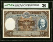 Hong Kong Hongkong & Shanghai Banking Corporation 500 Dollars 31.7.1967; 11.2.1968 Picks 179d and 179e PMG Very Fine 30; Choice Very Fine 35, Choice A...