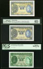 Hong Kong Government of Hong Kong Group Lot of 15 Examples. 1; 5; 10 Cents ND (1945) Pick 321; 322; 323 Three Examples Crisp Uncirculated; 1 Dollar ND...