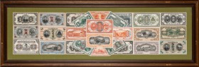 American Bank Note Company Display of Rare and Scarce Proofs from the Early Ta-Ching Government Bank and Bank of China Issues. Referred to by the cons...