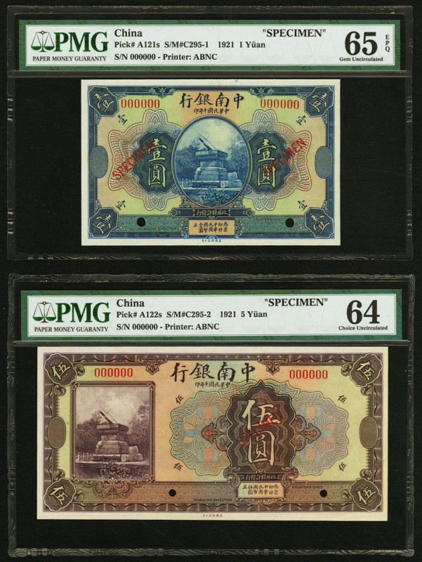 China China & South Sea Bank, Limited 1; 5; 10; 50; 100 Yuan 1.10.1921 Pick A121...