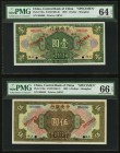 China Central Bank of China, Shanghai 1; 5; 10; 50; 100 Dollars 1928 Picks 195s; 196s; 197s; 198s; 199s Specimen Set PMG Choice About Uncirculated 58 ...