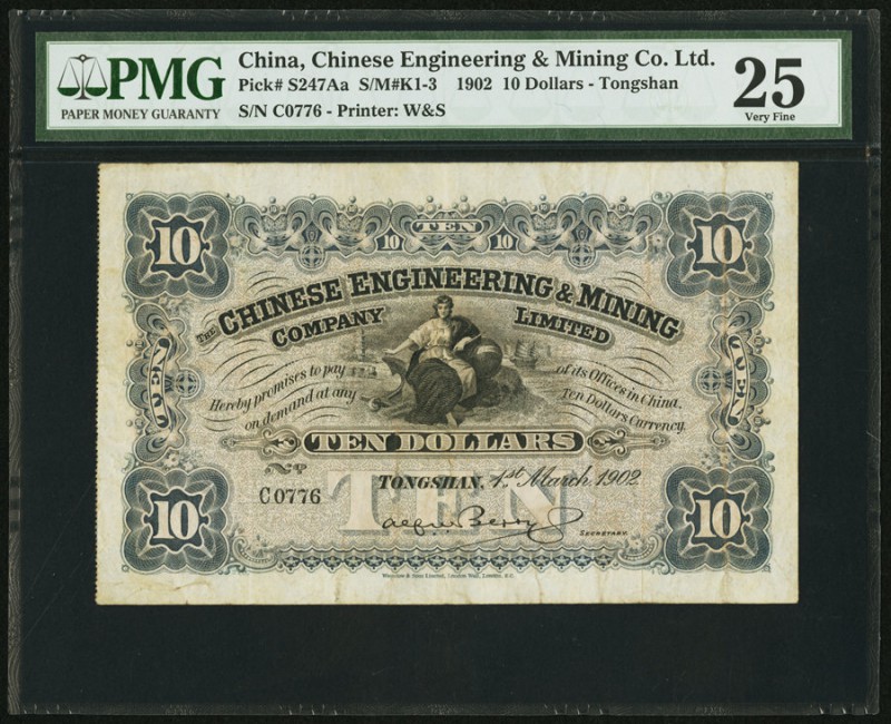 China Chinese Engineering and Mining Company Limited, Tongshan 10 Dollars 1.3.19...