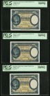 Hong Kong Hongkong & Shanghai Banking Corporation 1 Dollar 1.6.1935 Pick 172c Three Consecutive Examples PCGS Choice About New 58PPQ (3). A pleasing t...