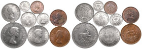 South Africa Elizabeth II (1952-2022) 1957 Various Metals Various Denominations