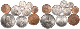 South Africa Elizabeth II (1952-2022) 1958 Various Metals Various Denominations