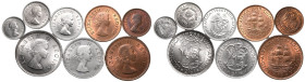 South Africa Elizabeth II 1955 Various Metals Various Denominations
