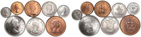 South Africa Elizabeth II (1952-2022) 1959 Various Metals Various Denominations