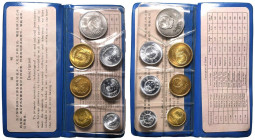 China People's Republic 1980 Various Various Denominations 7 Piece Mint Set by The People's Bank of China