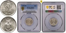 Philippines Commonwealth 1938 Silver and Copper 10 Centavos PCGS MS63