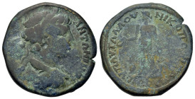 Caracalla (198-217). Moesia, Nicopolis. Æ (26.5mm,12.4g). Gallus, magistrate. R/ Apollo or Genius. Varbanov -