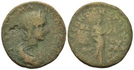 Julia Mamaea (Augusta,225-235). Cilicia, Seleucia ad Calycadnum. Æ (32.2mm,15g). Diademed and draped bust of Julia Mamaea, r. R/ Aphrodite standing, f...