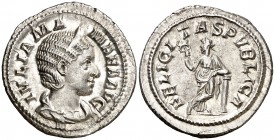 (228 d.C.). Julia Mamaea. Denario. (Spink 8209) (S. 17) (RIC. 335). 3,50 g. EBC.