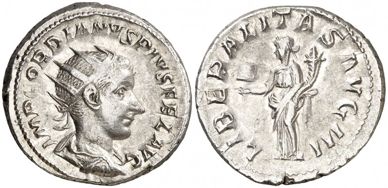 (240 d.C.). Gordiano III. Antoniniano. (Spink 8621) (S. 142) (RIC. 67). 5,53 g. ...