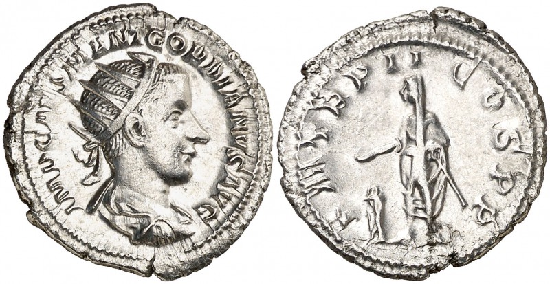 (239 d.C.). Gordiano III. Antoniniano. (Spink 8637) (S. 210) (RIC. 37). 4,04 g. ...
