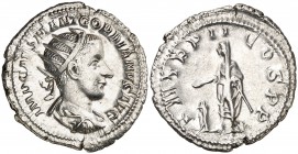 (239 d.C.). Gordiano III. Antoniniano. (Spink 8637) (S. 210) (RIC. 37). 4,04 g. EBC.