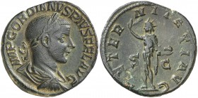(241-243 d.C.). Gordiano III. Sestercio. (Spink 8702) (Co. 43) (RIC. 297a). 19,54 g. EBC/EBC-.