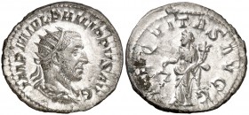 (245-247 d.C.). Filipo I. Antoniniano. (Spink 8918) (S. 9) (RIC. 27b). 4,08 g. EBC/EBC-.