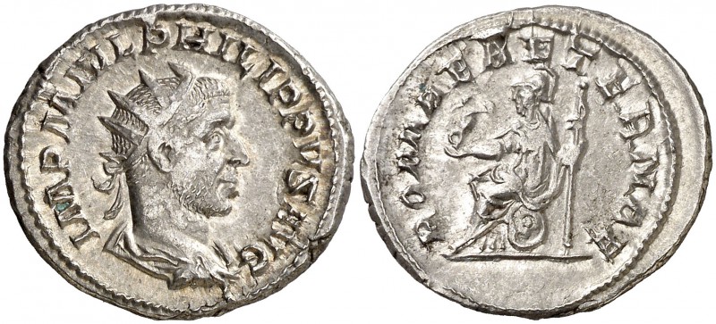 (245-247 d.C.). Filipo I. Antoniniano. (Spink 8952) (S. 169) (RIC. 44b). 4,38 g....