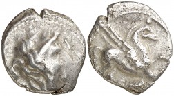 Emporiton (Sant Martí d'Empúries). Dracma. (FAB. 1126) (ACIP. 231). 3,92 g. BC+/MBC-.