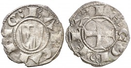 Jaume I (1213-1276). Barcelona. Diner de doblenc. (Cru.V.S. 304) (Cru.C.G. 2118). 0,79 g. Ex Colección Manuela Etcheverría. MBC.