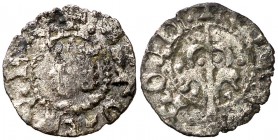 Alfons IV (1416-1458). Perpinyà. Òbol. (Cru.V.S. 831 var) (Cru.C.G. 2878 var). 0,31 g. Hojita. (MBC-).