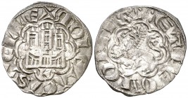 Alfonso X (1252-1284). León. Novén. (AB. 267.1). 0,81 g. Ex Colección Manuela Etcheverría. MBC/MBC+.