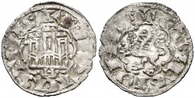 Alfonso X (1252-1284). Murcia. Novén. (AB. 268.1). 0,69 g. Ex Colección Manuela Etcheverría. MBC/MBC+.