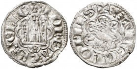 Alfonso X (1252-1284). Sevilla. Novén. (AB. 269). 0,73 g. Ex Colección Manuela Etcheverría. MBC+.