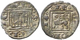 Alfonso X (1252-1284). Sin marca de ceca. Óbolo. (AB. 277). 0,48 g. Ex Colección Manuela Etcheverría. MBC/MBC+.