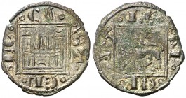Alfonso X (1252-1284). Marca creciente. Óbolo. (AB. 288.1). 0,53 g. Ex Colección Manuela Etcheverría. MBC+/MBC.