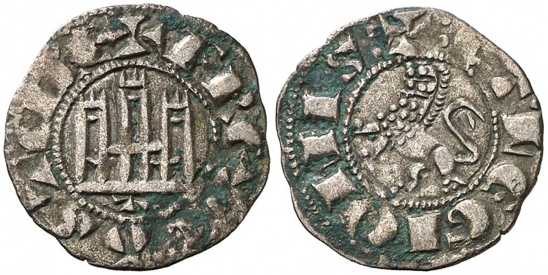 Fernando IV (1295-1312). Toledo. Dinero. (AB. 326, como pepión). 0,84 g. Ex Cole...