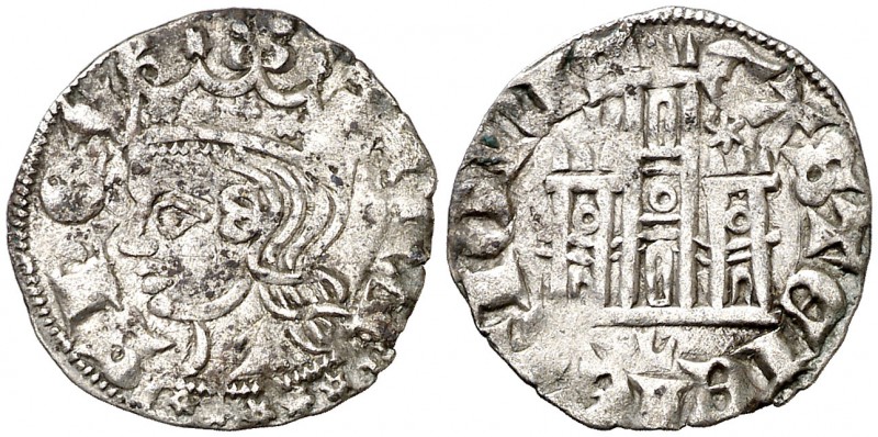 Alfonso XI (1312-1350). León. Cornado. (AB. 338.1). 0,71 g. Ex Colección Manuela...