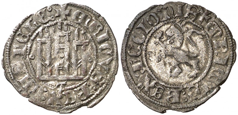 Enrique III (1390-1406). Toledo. Novén. (AB. 610). 0,76 g. Ex Colección Manuela ...