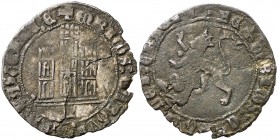 Enrique IV (1454-1474). Cuenca. Maravedí. (AB. 794.1). 2,47 g. Cospel ligeramente faltado y grieta. Ex Colección Manuela Etcheverría. MBC-.