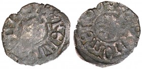 Fernando I (1512-1515). Navarra. Negrete. (Cru.V.S. 1320) (Cru.C.G. 3424). 0,55 g. Acuñación floja. Escasa. (BC+).