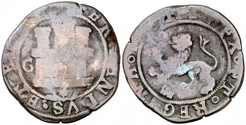 Reyes Católicos. Segovia. Desconocido. 2 maravedís. (Cal. 621). 3,82 g. BC.
