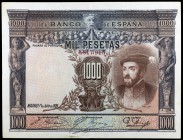1925. 1000 pesetas. (Ed. C2) (Ed. 351). 1 de julio, Carlos I. EBC-.