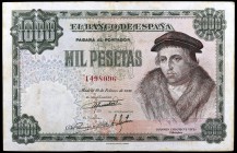 1946. 1000 pesetas. (Ed. D54) (Ed. 453). 19 de febrero, Vives. Raro. MBC-.
