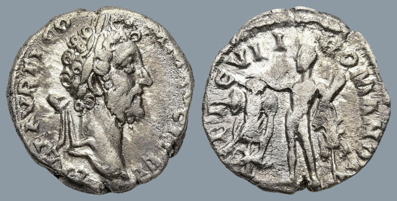 Commodus (AD 177-192). Rome
AR Denarius (16,6mm 2,8g)
Obv: L AEL AVREL COMM AVG ...