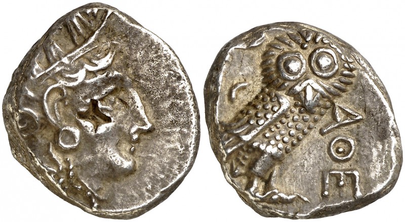 (353-294 a.C.). Ática. Atenas. Tetradracma. (S. 2547) (CNG. IV, 1599). 17,18 g. ...