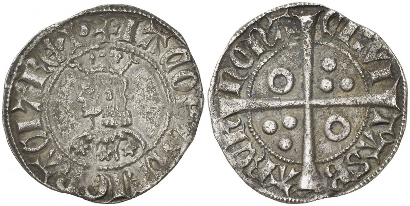 Jaume II (1291-1327). Barcelona. Croat. (Cru.V.S. falta) (Cru.C.G. 2156). 2,90 g...