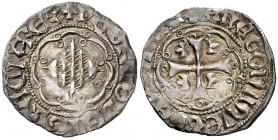 Pere III (1336-1387). Sardenya (Esglésies). Alfonsí. (Cru.V.S. 460.3) (Cru.C.G. 2272c) (MIR. 116 var). 3,18 g. Posible emisión rebelde. Acuñación algo...