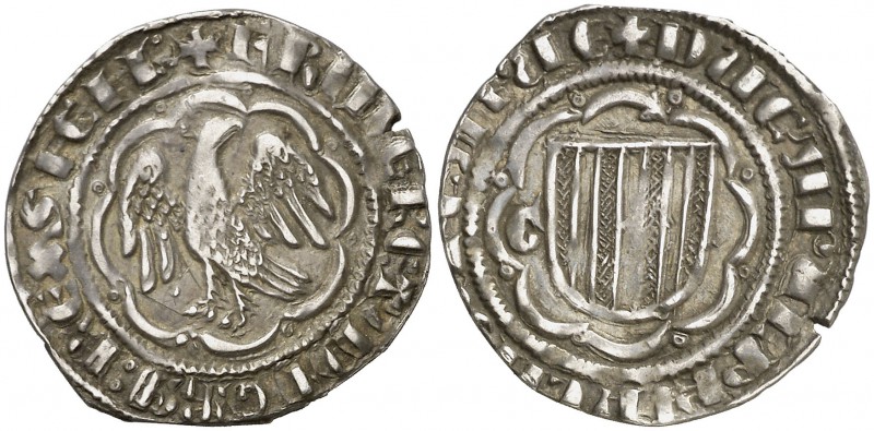 Frederic III de Sicília (1296-1337). Sicília. Pirral. (Cru.V.S. 572 var) (Cru.C....